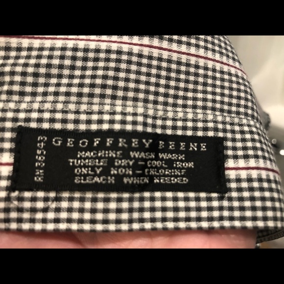 Geoffrey Beene Men’s Size 16 32/34 Fitted Shirt - Picture 6 of 6